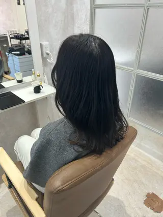 ミディアム カラー 💙まこと💙艶 カラー(Rico)のヘアスタイル