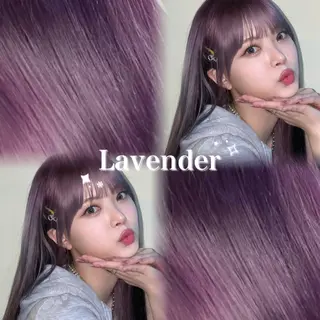 カラー 透明感韓国カラー 🎀𝐒𝐀𝐇𝐎のヘアスタイル