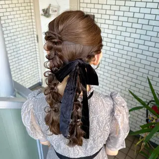 ロング ヘアアレンジ 褒められヘアメイク /‎ボブ女子🐶みおのその他イメージ