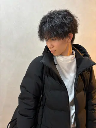 ショート パーマ メンズ mellow men 's MIZUKIのヘアスタイル