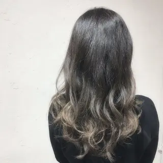 セミロング カラー パーマ ヘアアレンジ filo byFeria渋谷所属・縮毛矯正/美髪 髪質改善/石田幸輔のヘアスタイル