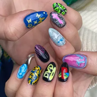 ネイル nano/きもかわ nail🐬🫧のネイルデザイン