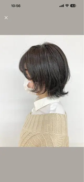 ミディアム 相馬 一真のヘアスタイル