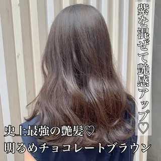 セミロング 💖レイヤー×美髪 💖momoのヘアスタイル