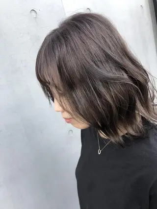 ミディアム カラー beauty: beast 熊本店のヘアスタイル