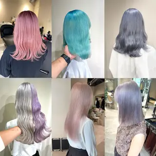 ロング カラー ムラ修正、複雑履歴 治すサロン🤍アミルのヘアスタイル