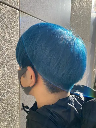 ショート カラー パーマ ヘアアレンジ メンズ 🍀髪質改善 ケアカラーrootsのヘアスタイル