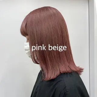 ミディアム 暖色カラー推し/ トヤエリコのヘアスタイル