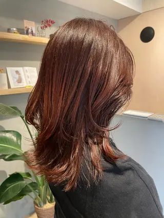 ミディアム カラー SALOWIN下北沢所属・hazuki 🌝のヘアスタイル