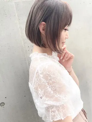 ショート カラー 明るい白髪染め専門店兵庫駅前店所属・山口 一馬のヘアスタイル