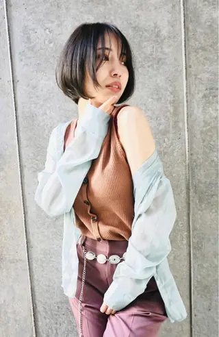 ショート ICON所属・艶美髪マスター 店長✂︎YUKKEのヘアスタイル