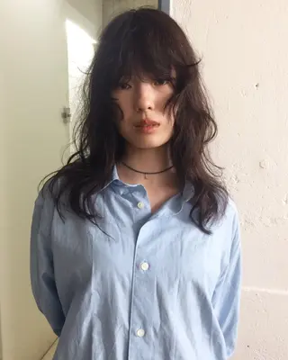 セミロング cita所属・【CITA】 竹田 南生のヘアスタイル