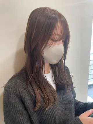 ミディアム カラー レイヤー／似合わせ TAKUYAのヘアスタイル