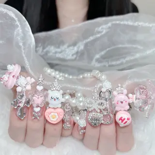 ネイル MoMoA Nail ネイル長さ出し専門店のネイルデザイン