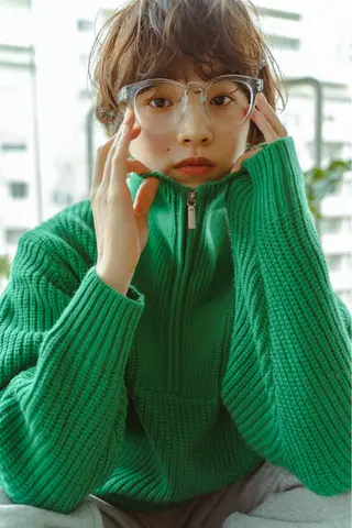 カラー MION✂️ 似合わせカットのヘアスタイル