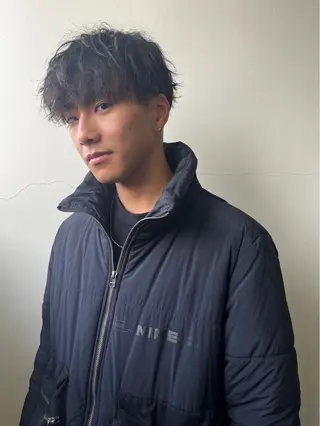 パーマ メンズ LOM/メンズサロン 狸小路7丁目のヘアスタイル