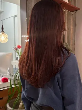 ロング カラー 暖色カラー/レイヤー 🌙 オノユリカのヘアスタイル