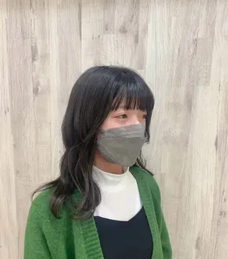 セミロング 竹村 恵功代のヘアスタイル