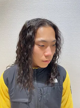 セミロング パーマ メンズパーマ/カット / 古川　諒のヘアスタイル