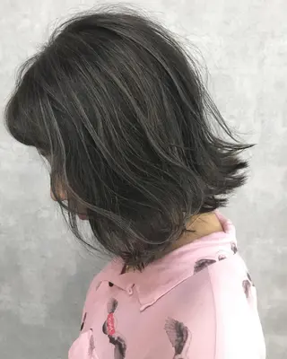 ショート カラー レイヤーカット BLend 渋谷のヘアスタイル