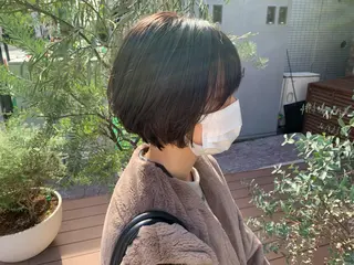 ショート 縮毛矯正 髪質改善　鈴木のヘアスタイル