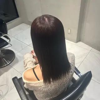 セミロング 艶カラー /kokona🤍のヘアスタイル