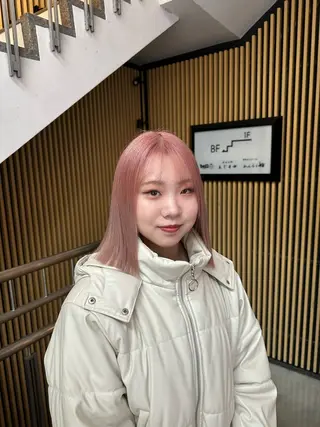 ミディアム カラー ハイトーン/ブリーチ カラー/SHOGOのヘアスタイル