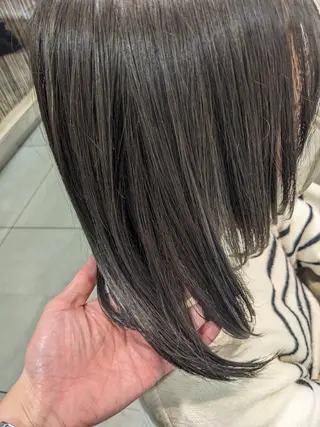 ミディアム カラー 小川 健治✨のヘアスタイル