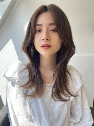 ロング カラー 🤎渋谷髪質改善 ｜鮫島芽依🤎のヘアスタイル