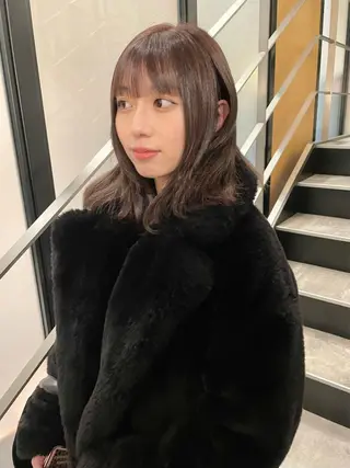 ミディアム カラー ヘアアレンジ SALOWIN原宿ash店所属・憧れの艶ハイトーンへ 🌙サイダサキのヘアスタイル