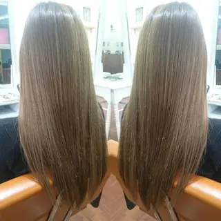 ロング パーマ グラデ❣️インナー 派手髪Fumiyoのヘアスタイル