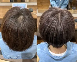 ショート nex the salon所属・白髪率別白髪ぼかし /なおき/表参道のヘアスタイル