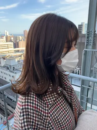 ロング カラー ボブ美容師 /馬場 翼のヘアスタイル