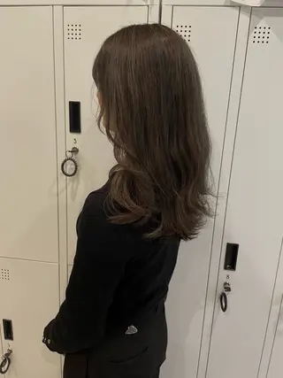 ロング nia所属・柔らかブラウン/栄/ tomitaのヘアスタイル