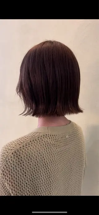 ショート 艶カラー/エクステ/ 藤原リックのヘアスタイル