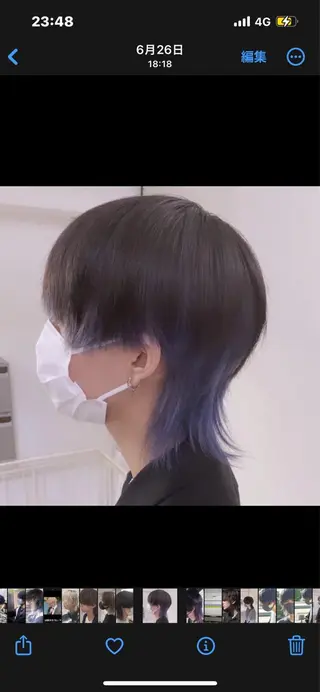 ショート カラー パーマ メンズ キッズ パーマ支持率No.1 ❤️‍🔥安成弾のヘアスタイル