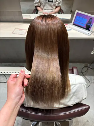 セミロング La fith hair reve所属・🎀髪質改善艶カラー 🎀　AYAKAのヘアスタイル