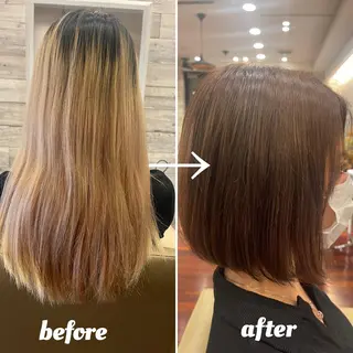 ショート カラー 【新都心】 ARURU HAIRのヘアスタイル