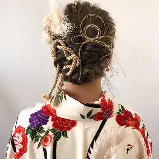 ロング ヘアアレンジ fit stand /HIIRAGIのヘアスタイル