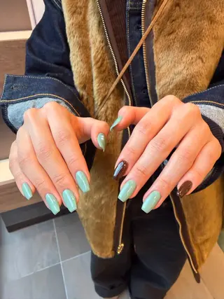 ネイル Nail salon coffret あべの店所属・coffret. smpyのネイルデザイン