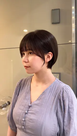 ショート カラー ダメージレス美容師 🌱水島侑理のヘアスタイル