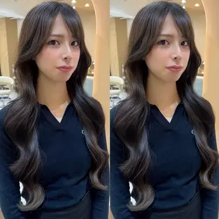 ロング 🌈韓国レイヤー🌈 銀座　KANAのヘアスタイル
