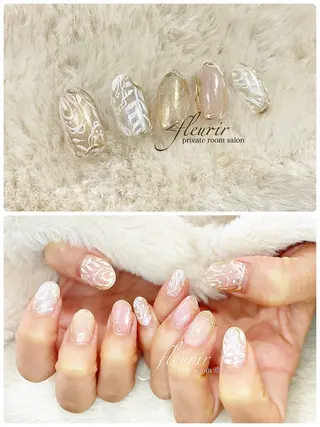 ネイル フルリール 【プライベートサロンのネイルデザイン