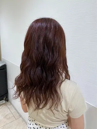 ロング カラー 波巻パーマ/毛流れ パーマ☘️りゅうせいのヘアスタイル