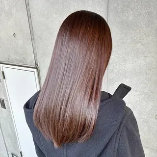 ロング カラー 遠藤姫花 𝒂𝒔𝒉草加𓂃のヘアスタイル