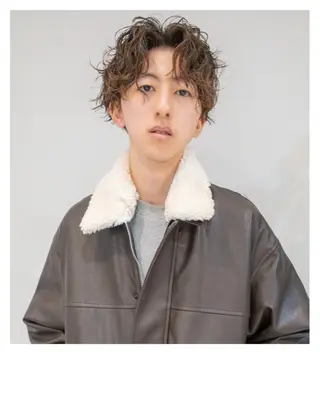 ショート パーマ メンズ ill副店長 立和田純也のヘアスタイル