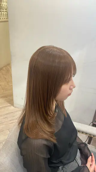 セミロング H by shiomih所属・藤原 楓愛/shiomiHのヘアスタイル