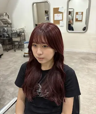 カラー 暖色🍎透明感カラー 🩵小林かりんのヘアスタイル