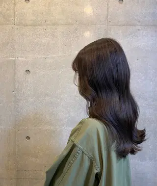 セミロング カラー ヘアアレンジ kaho🐏🦩 テストモデル募集中のヘアスタイル