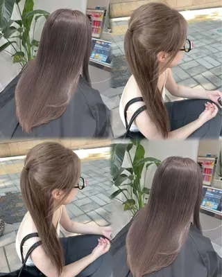 ロング カラー レイヤーモデル 募集中🕊️正源のヘアスタイル